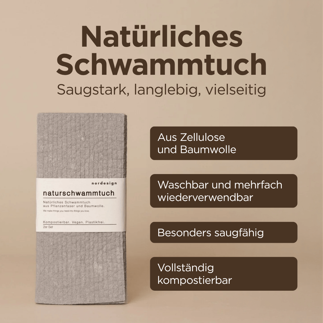 Naturschwammtuch (2er Set)