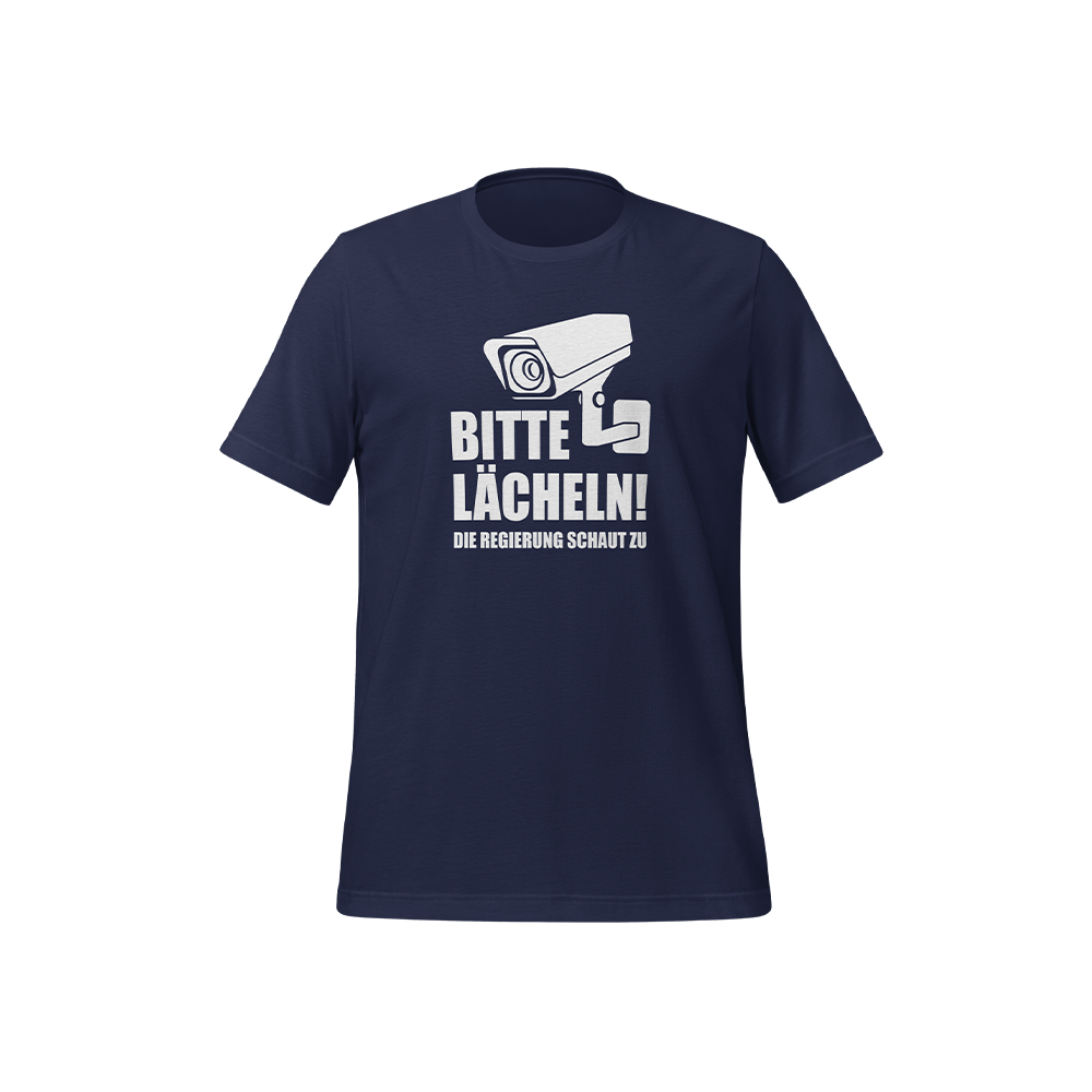 T-Shirt „Bitte lächeln“