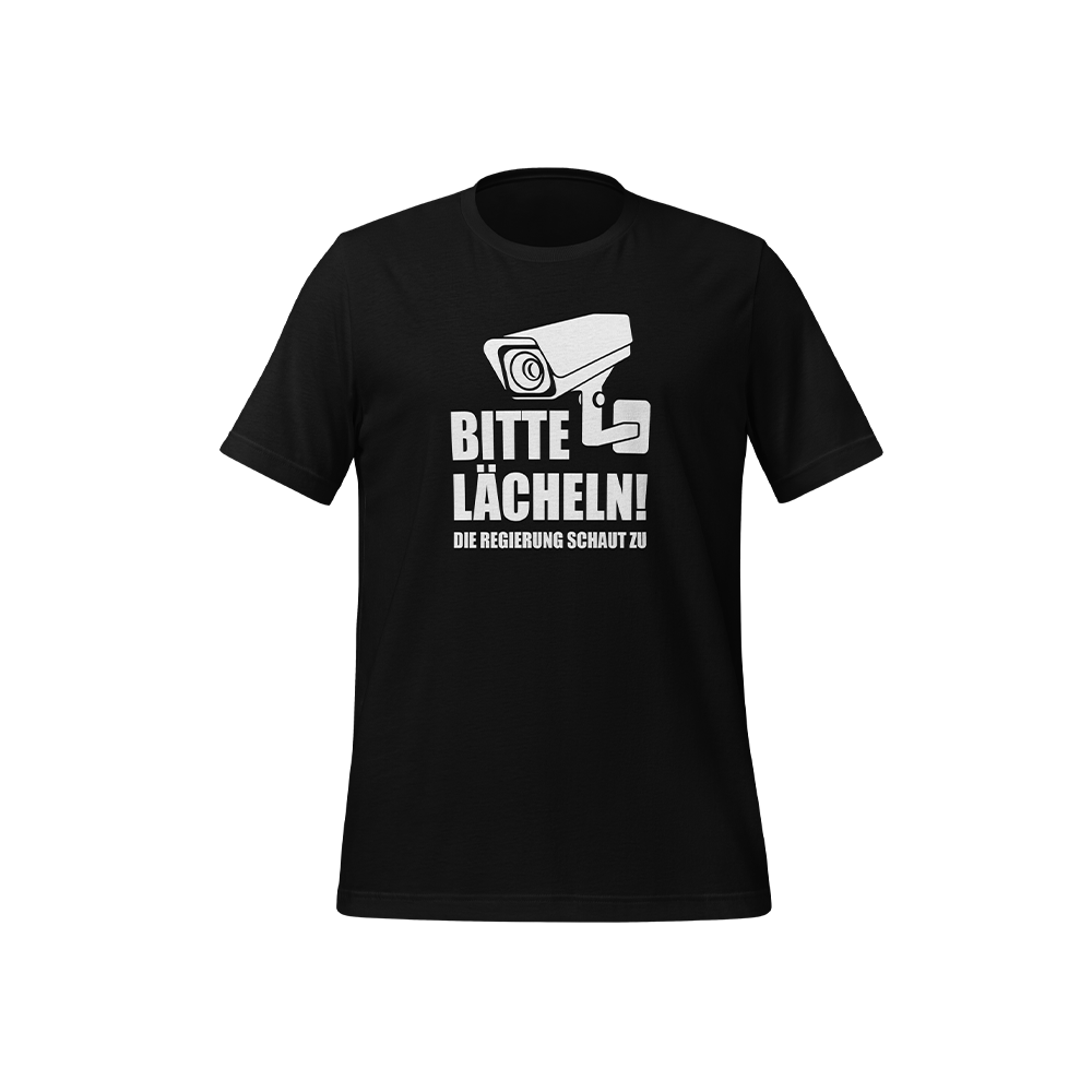 T-Shirt „Bitte lächeln“
