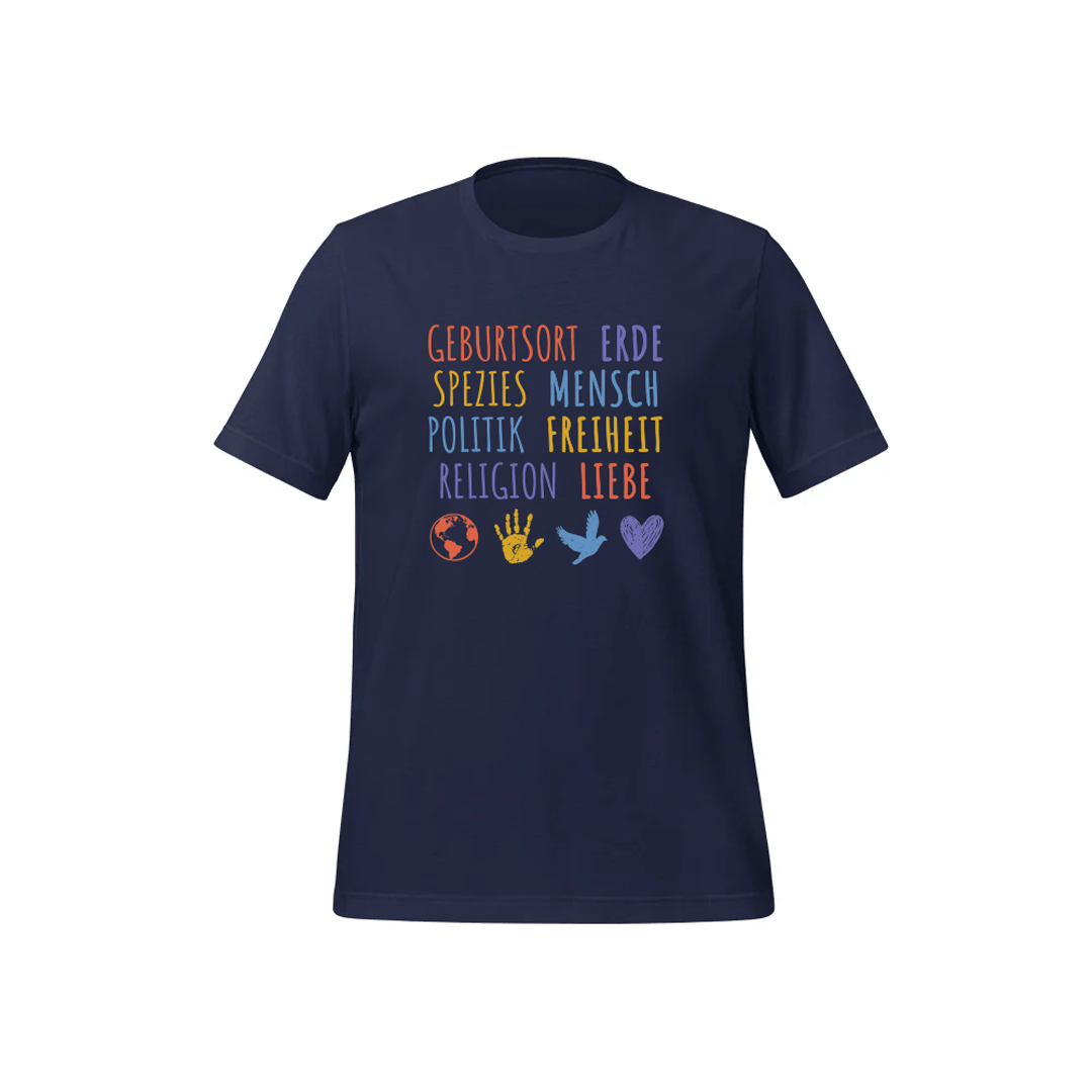 T-Shirt „Geburtsort Erde“
