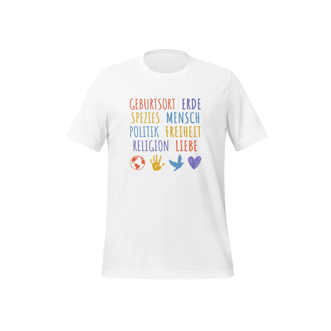 T-Shirt „Geburtsort Erde“