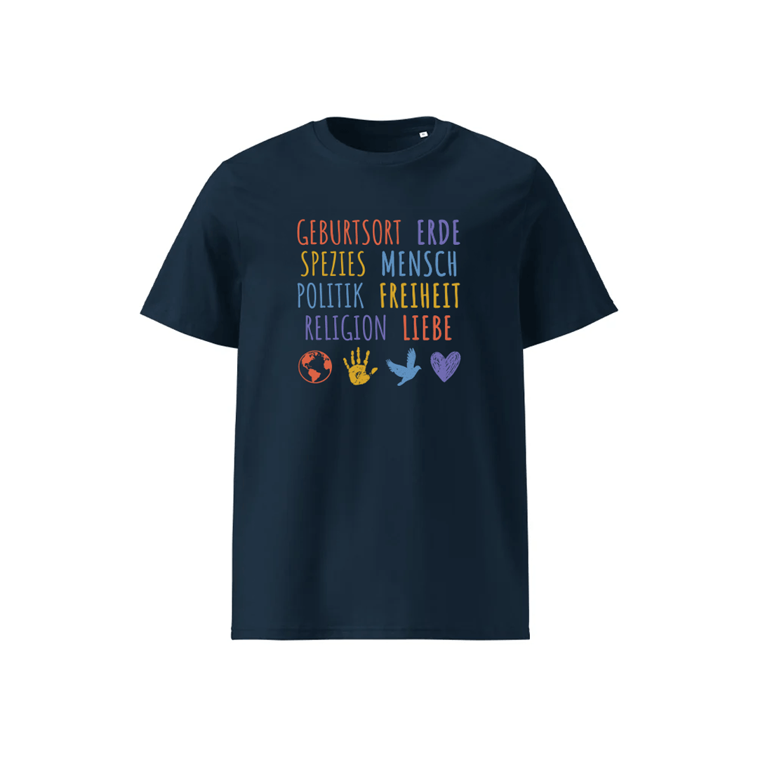 T-Shirt „Geburtsort Erde“