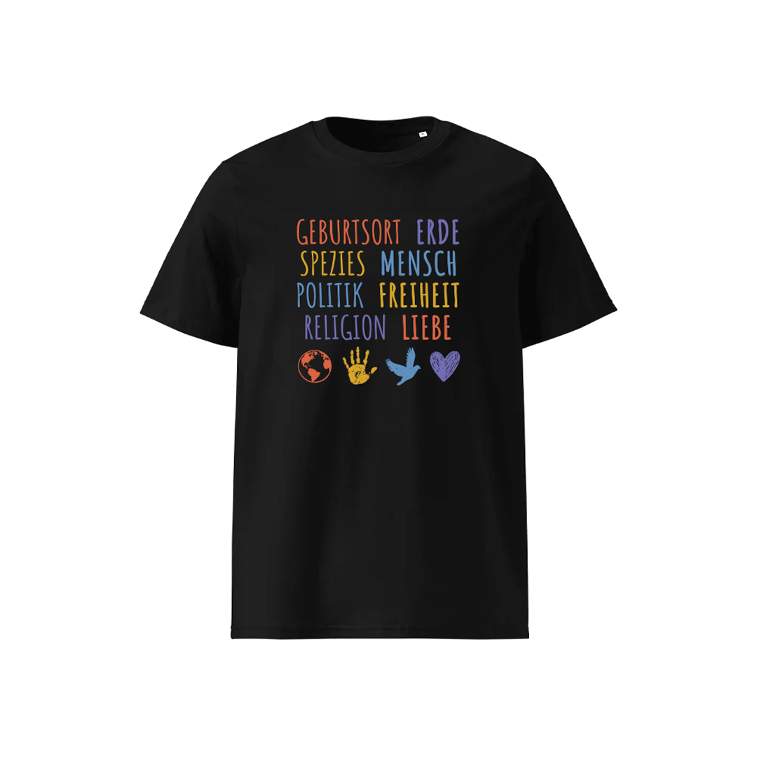 T-Shirt „Geburtsort Erde“