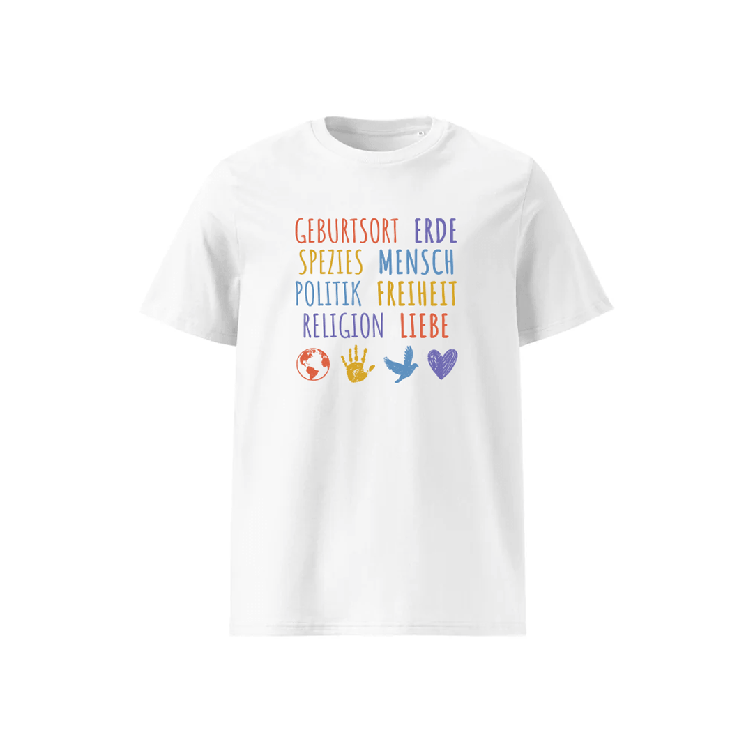 T-Shirt „Geburtsort Erde“