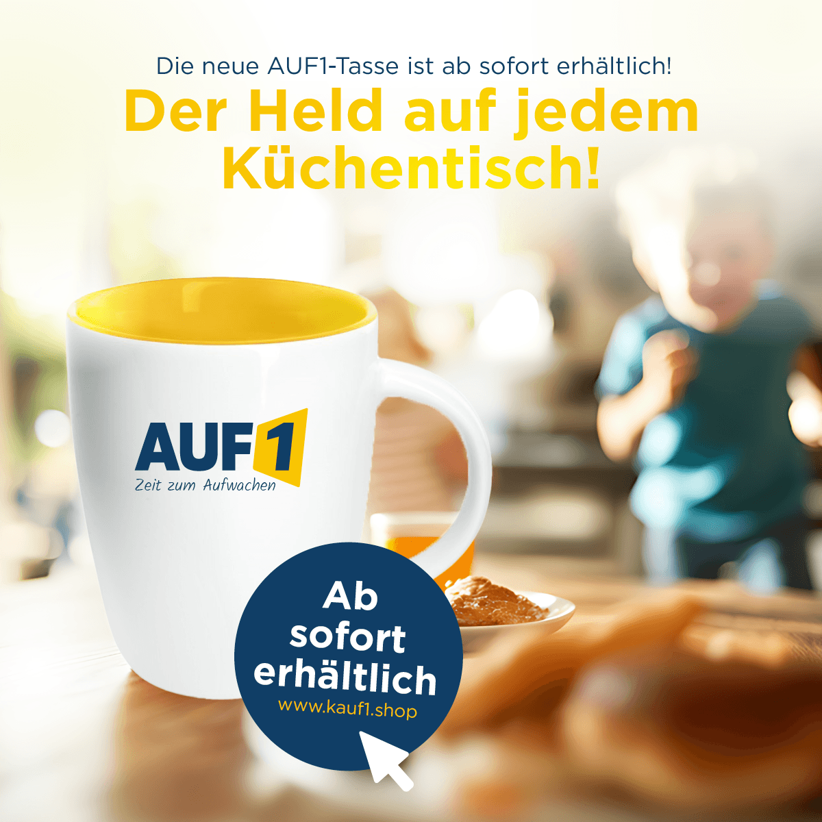 Tasse „AUF1“