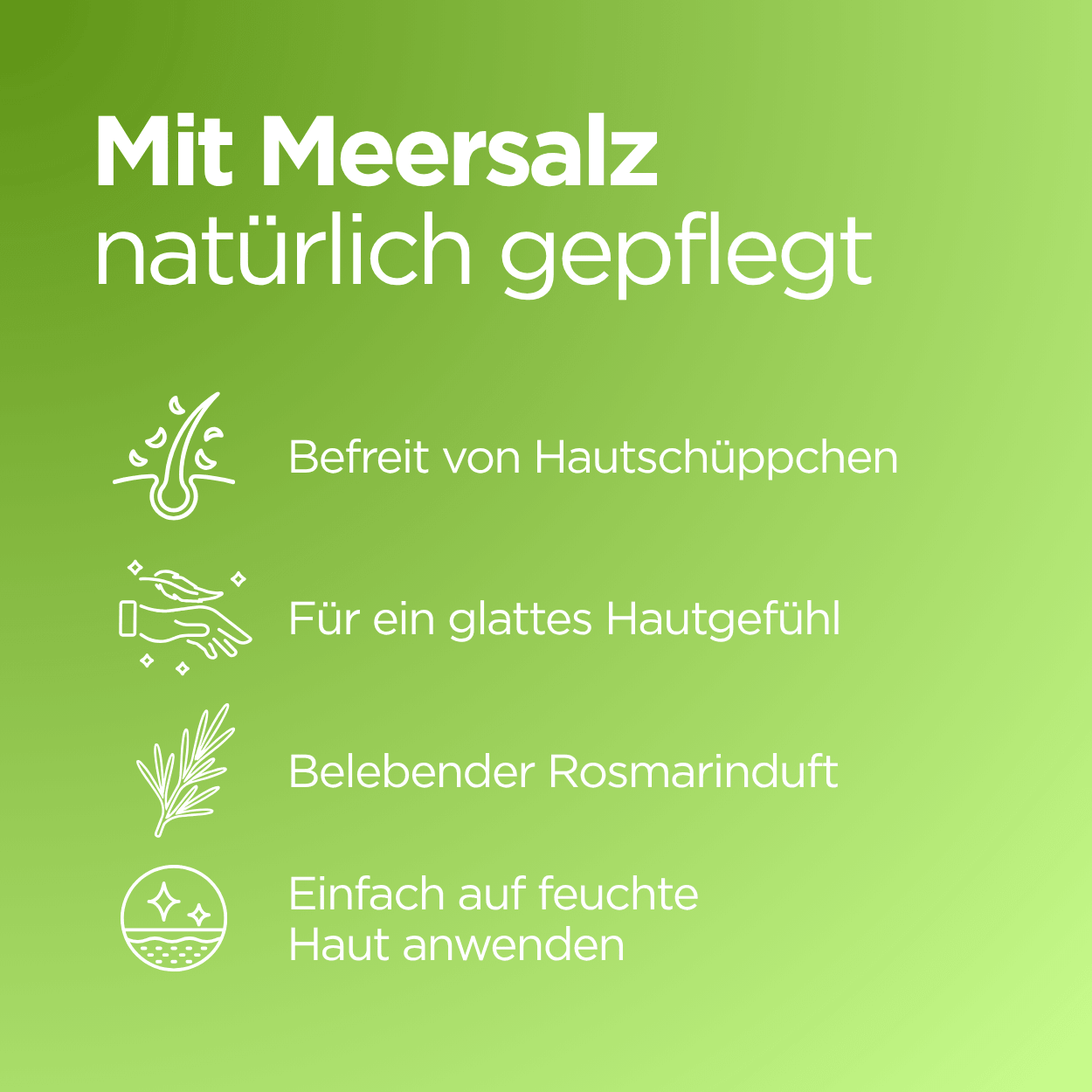 Salzpeeling mit Rosmarin