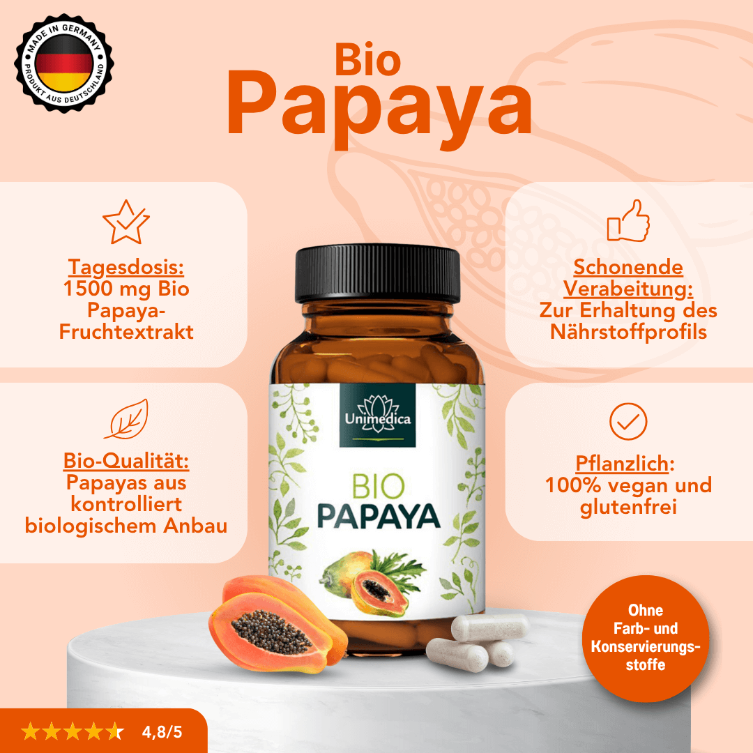 Bio Papaya Extrakt Kapseln