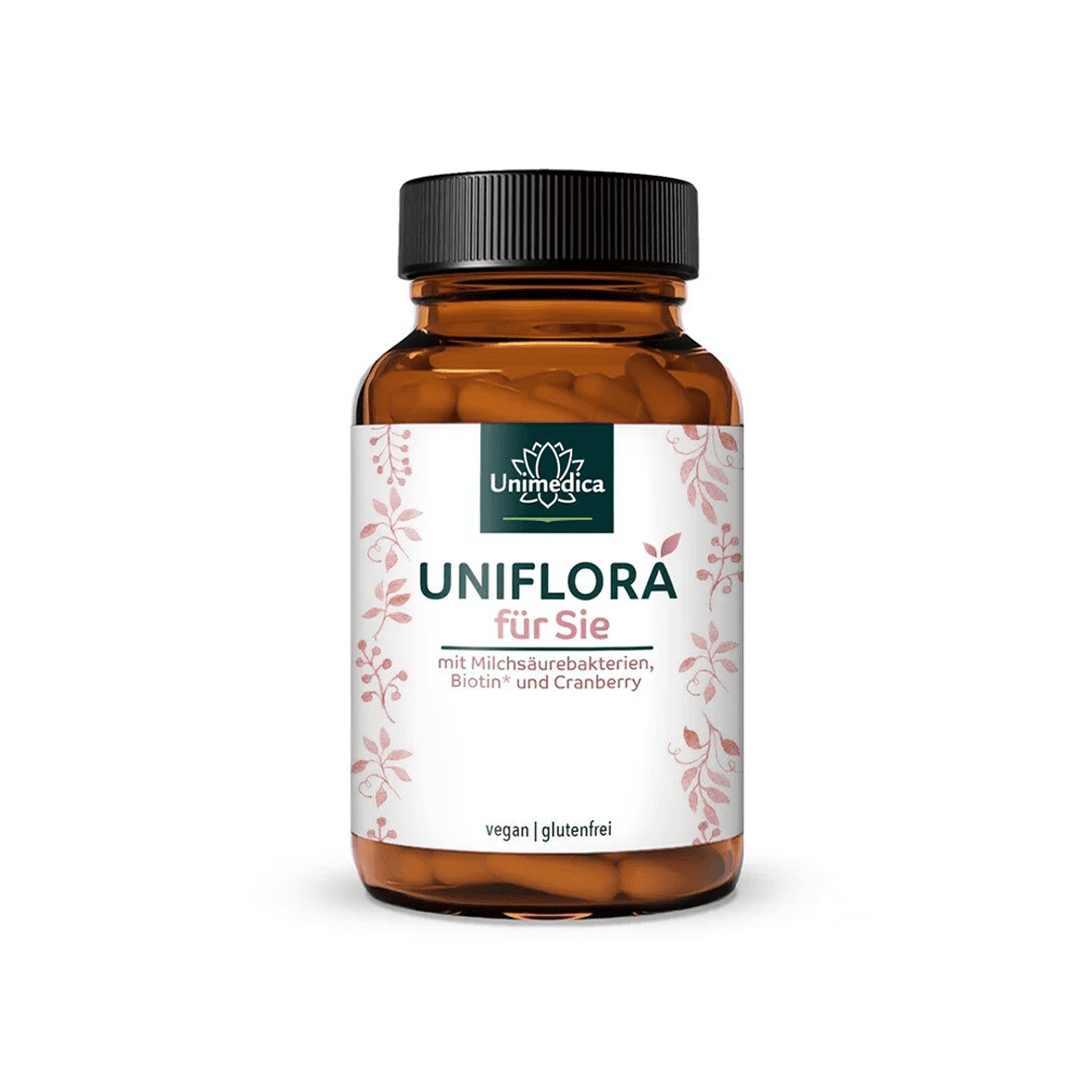 Uniflora für Sie Kapseln mit Biotin und Milchsäurebakterien