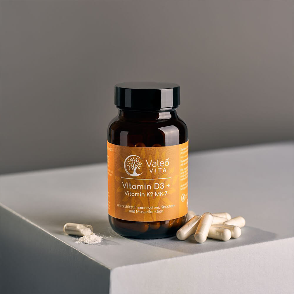 Vitamin D3 + K2 Kapseln