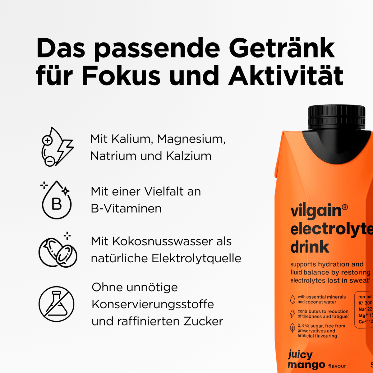 Elektrolytgetränk Holunderblüte