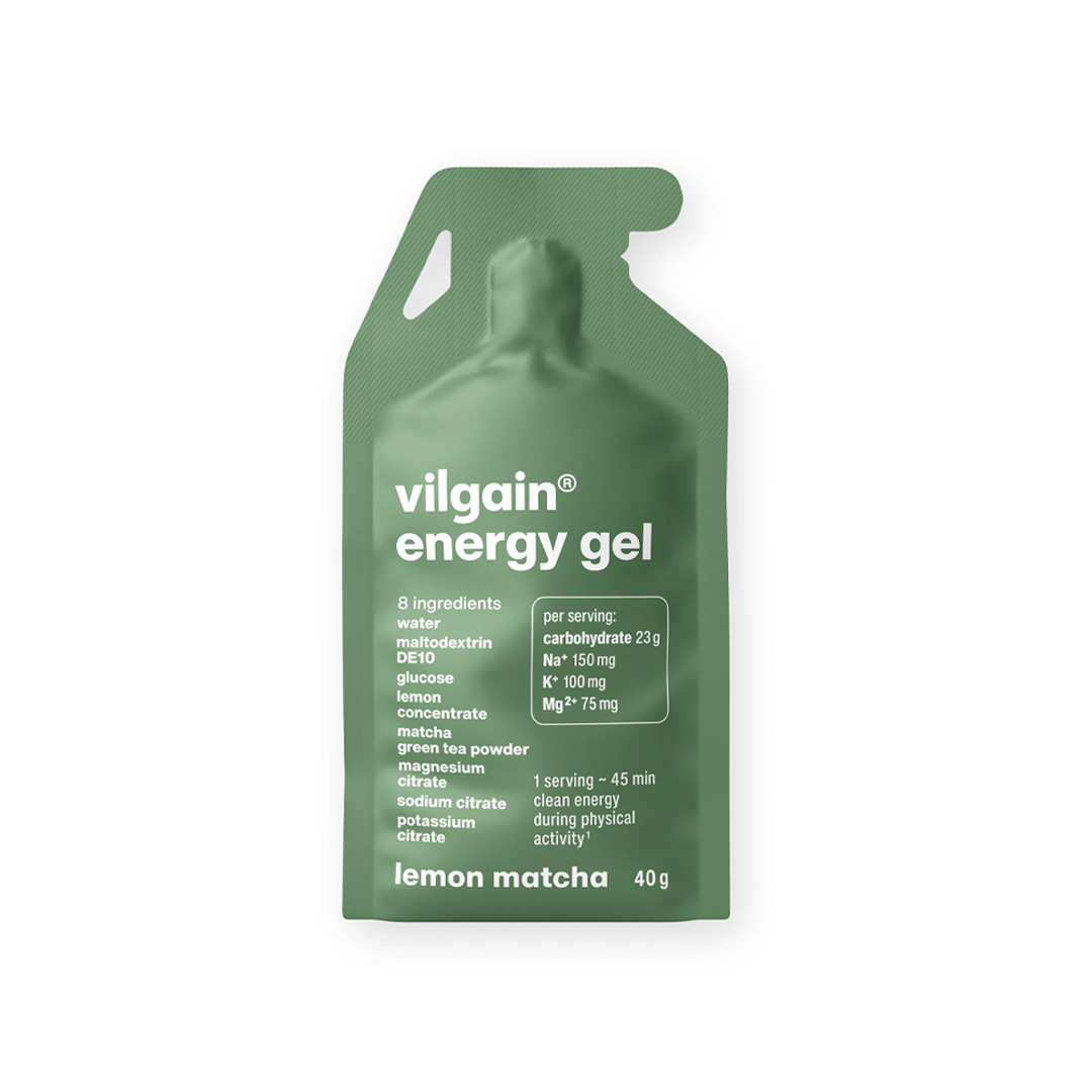 Energie Gel Zitrone und Matcha