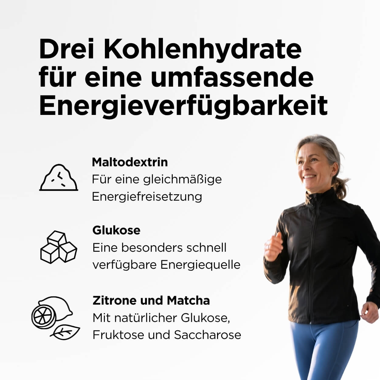 Energie Gel Zitrone und Matcha