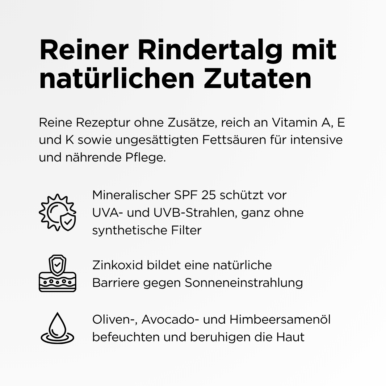 Bio Rindertalg Balsam mit Sonnenschutz