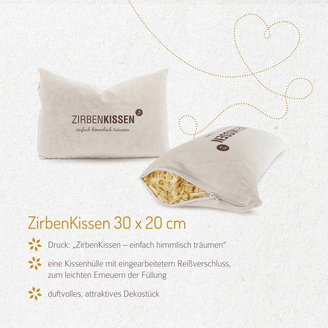 „Gute Nacht“ Zirben Geschenkset