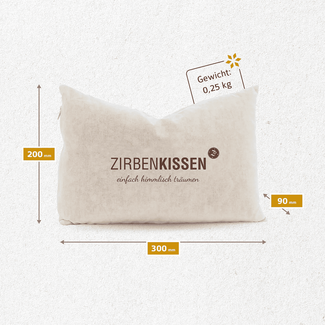 Zirben Kissen 30 x 20 cm