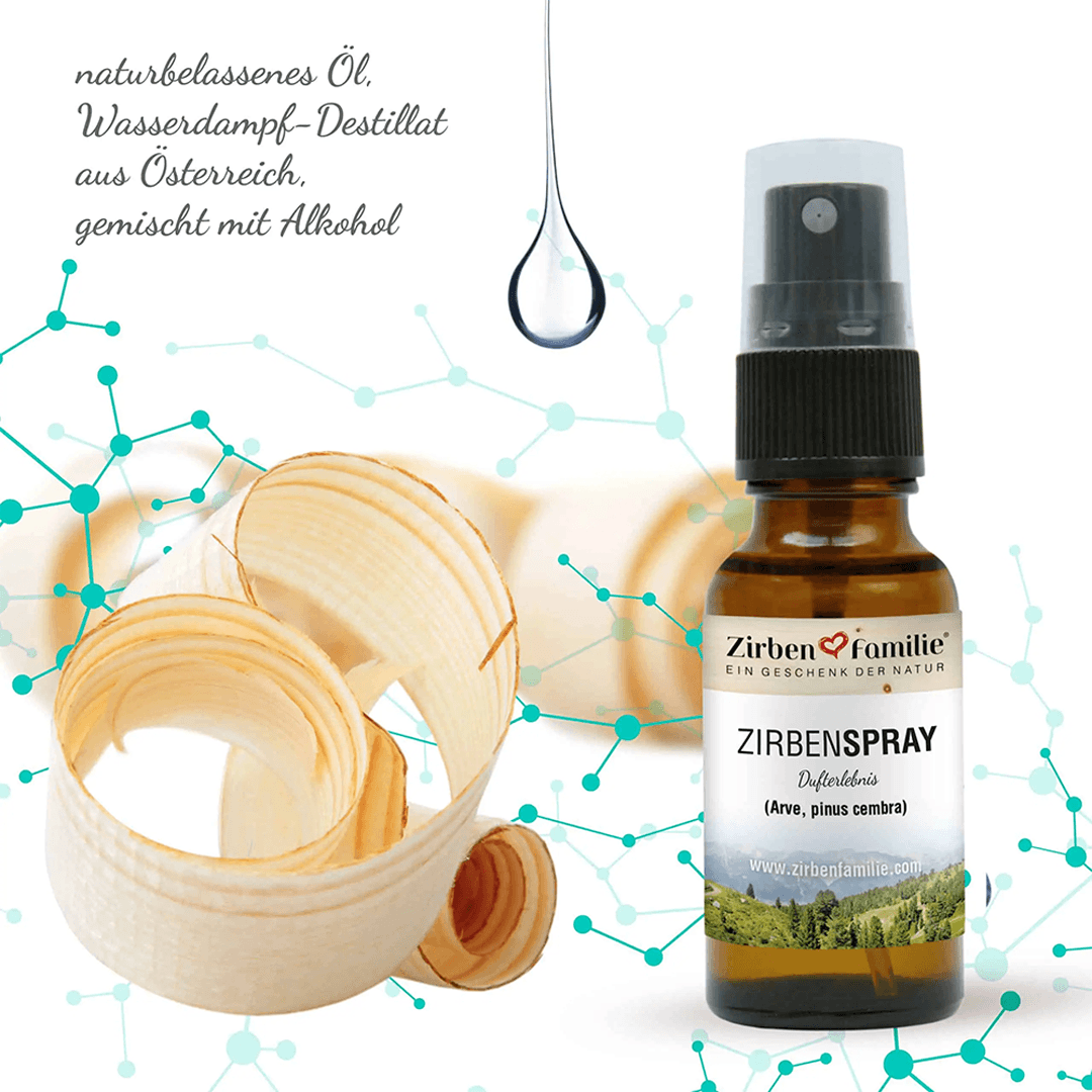 Zirbenspray (20 ml) – Natürlicher Zirbenduft zum Sprühen