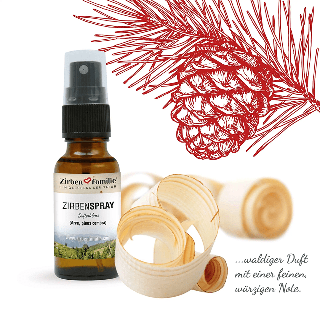 Zirbenspray (20 ml) – Natürlicher Zirbenduft zum Sprühen