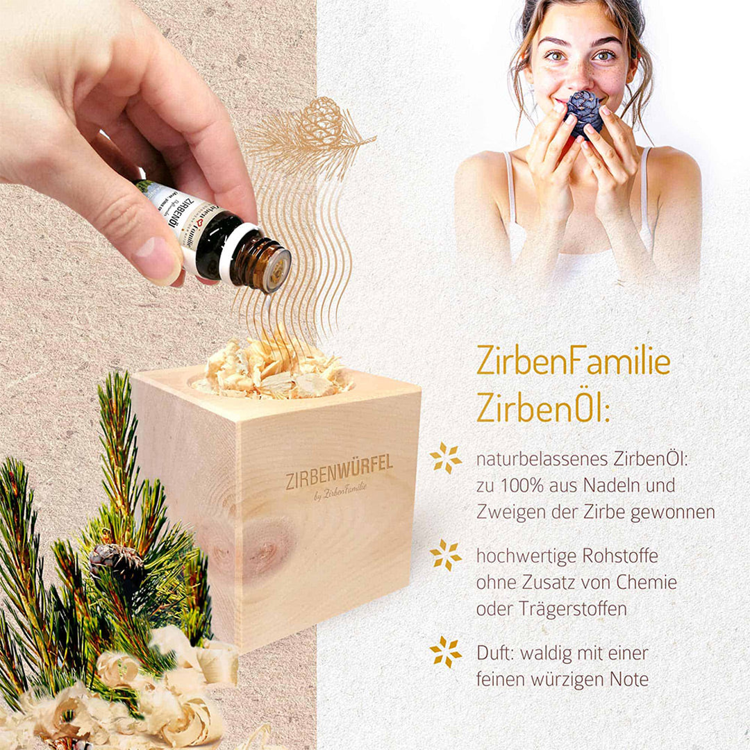 ZirbenWürfel Lufterfrischer Set